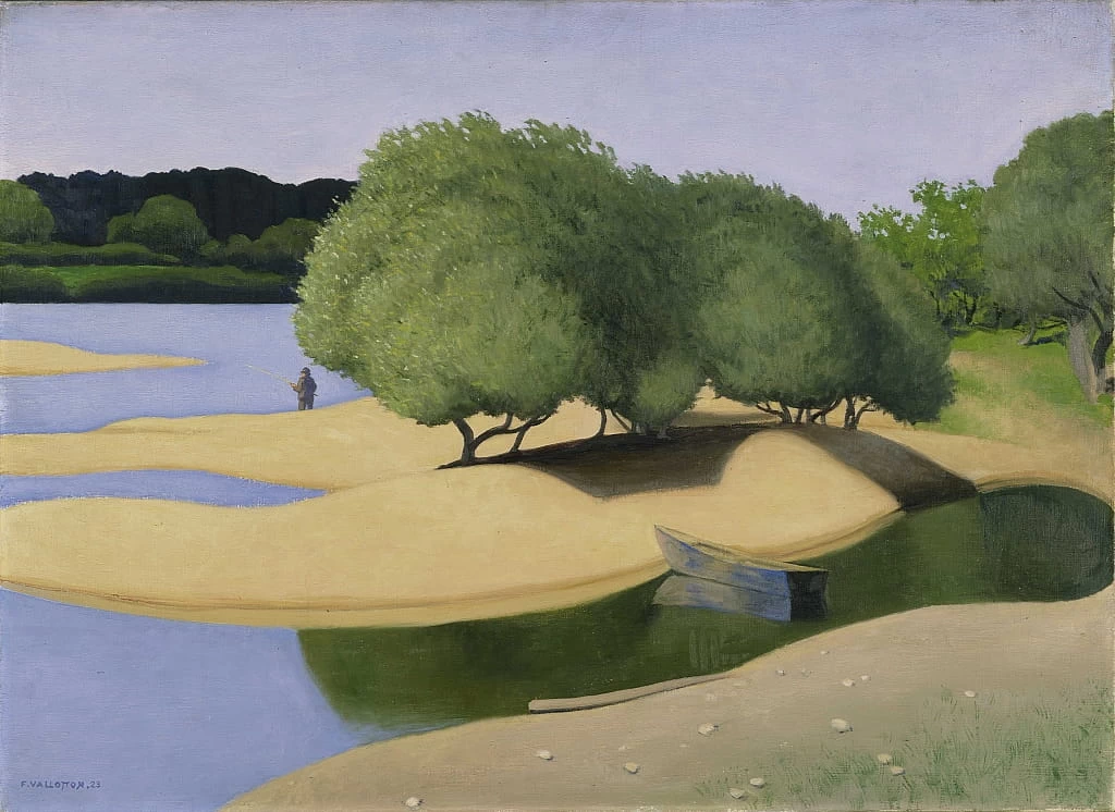 Banchi di sabbia sulla Loira Des Sables au bord de la Loire, 1923